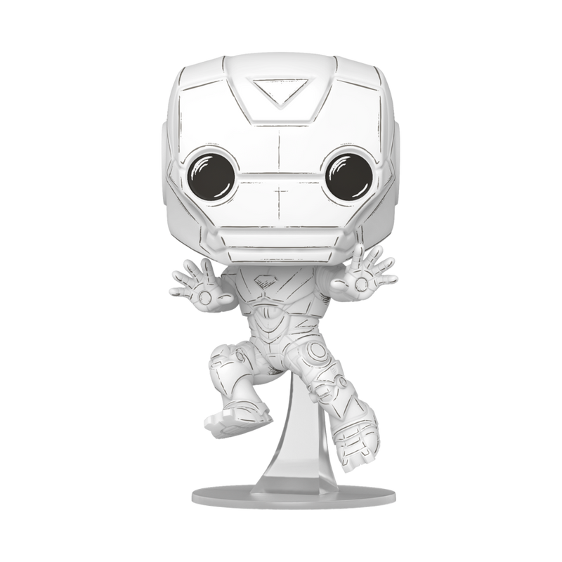 Marvel: Sketched - Iron Man Pop! Vinyl Figure