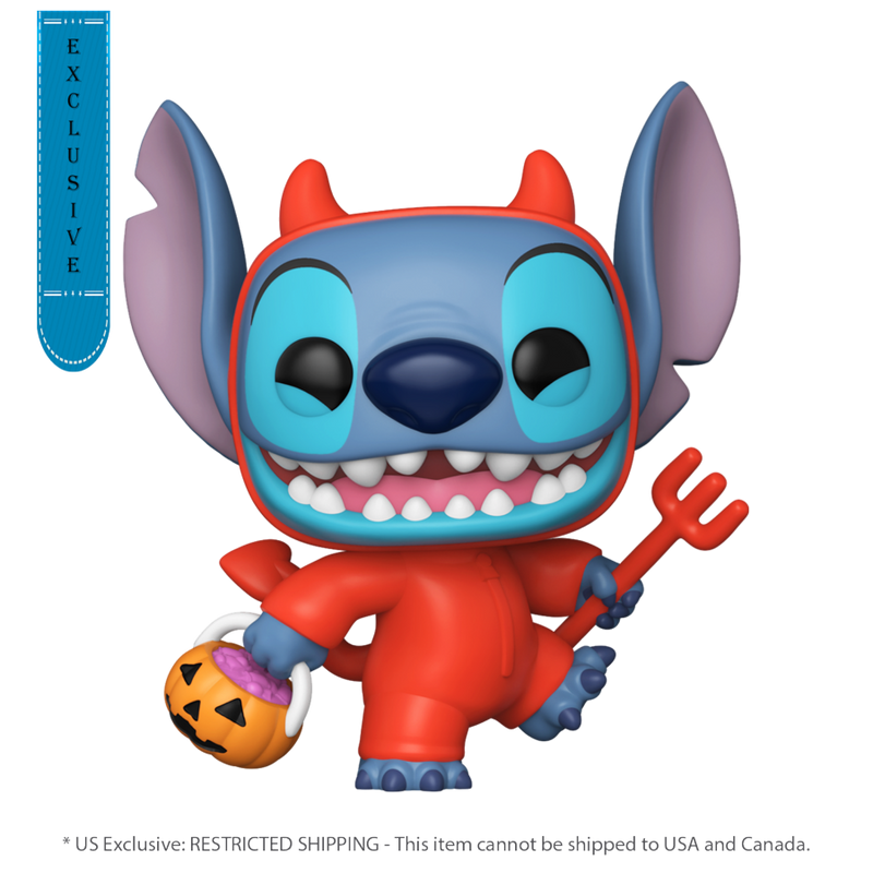 Lilo & Stitch - Stitch as Devil US Exclusive (Chance of Chase) Pop! Vinyl Figure