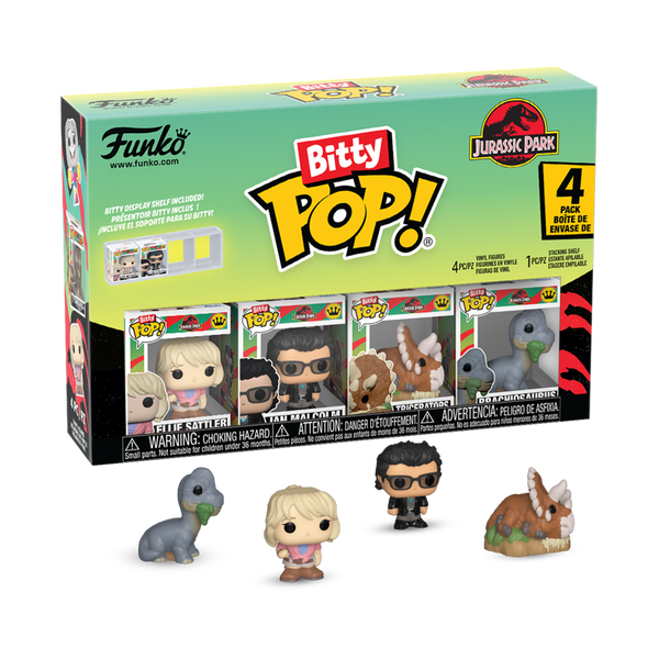 Jurassic Park - Triceratops Bitty Pop! 4 Pack – Pop Stop
