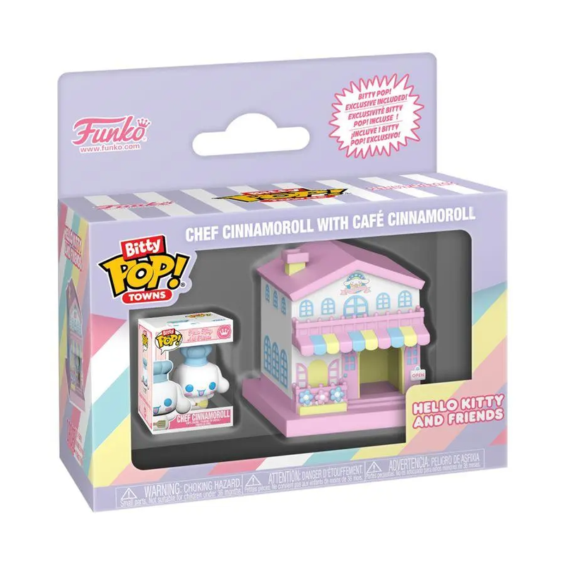 Hello Kitty - Cinnamoroll with Café Bitty Pop! Town