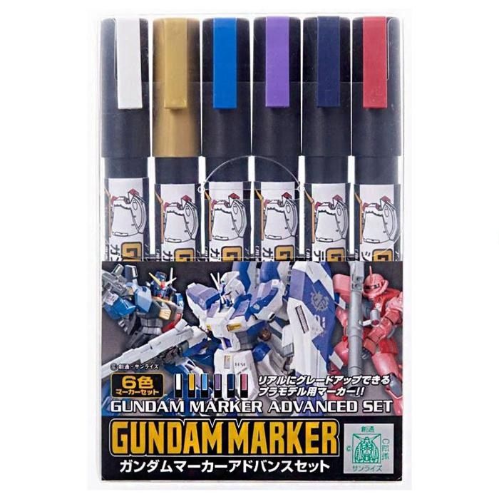 Gundam Marker - Advanced Set (6pcs)