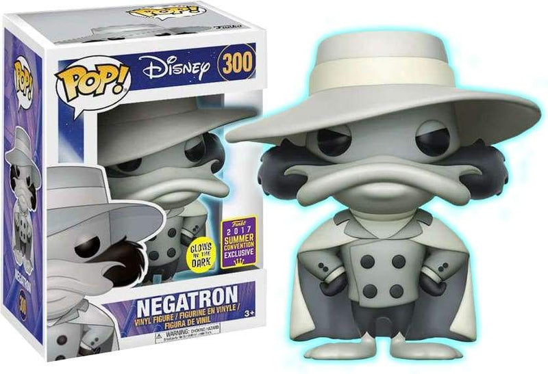 Image Darkwing Duck - Negatron Glow SDCC 2017 US Exclusive Pop! Vinyl [RS]