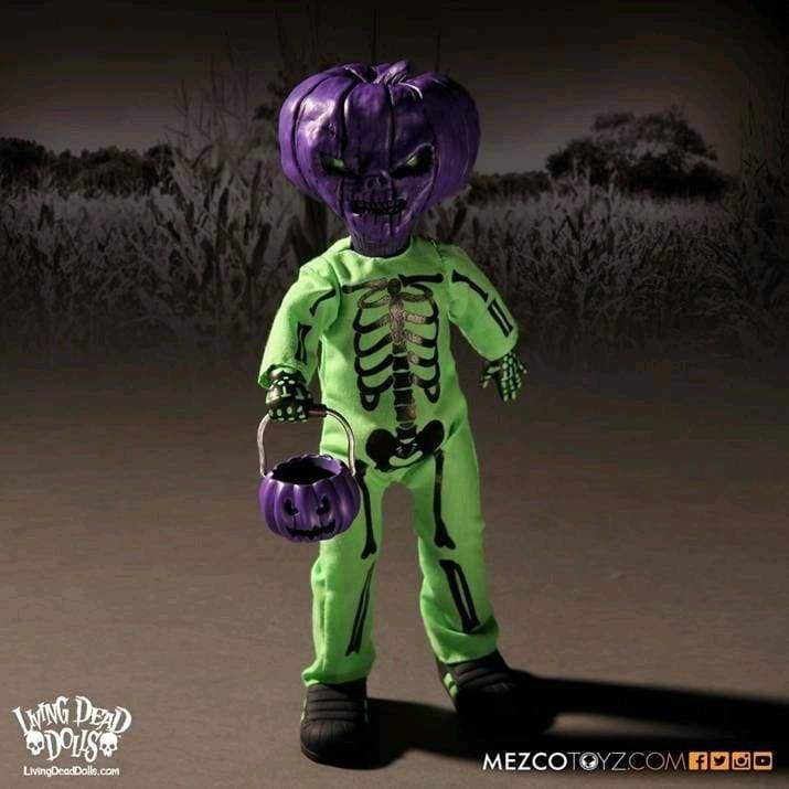 Image Living Dead Dolls - Jack O'Lantern (Purple/Green)