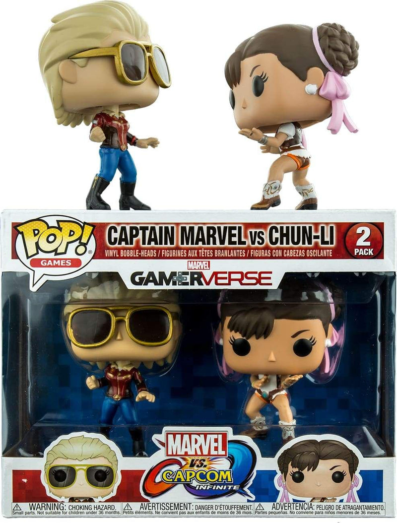 Image Marvel vs Capcom: Infinite - Captain Marvel vs Chun-Li Pop! Vinyl 2-pack