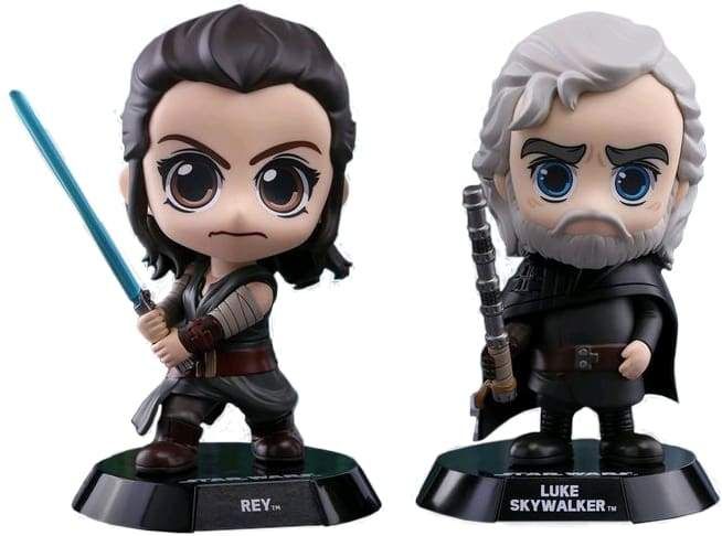 Image Star Wars - Luke Skywalker & Rey Episode VIII The Last Jedi Cosbaby Set