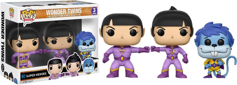 Image Super Friends - Wonder Twins SDCC 2017 US Exclusive Pop! Vinyl 3-Pack [RS] (Max 3)