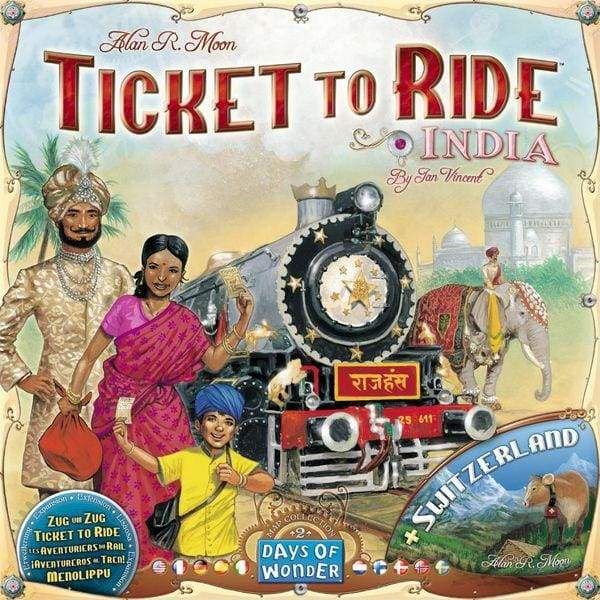 Image Ticket to Ride: India and Switzerland Expansion