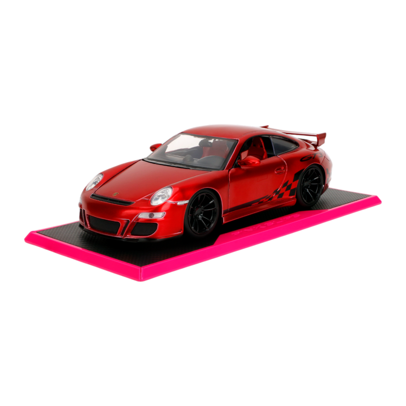 Pink Slips - 1:24 Porsche 911 Turbo (997) (Red) Die Cast Vehicle