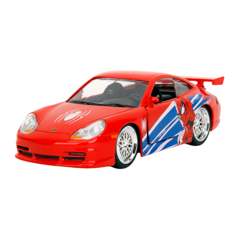 Marvel - 1:32 Spider-Man Porsche 911 GT3 RS (996) Diecast Vehicle