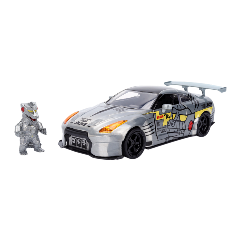 Godzilla - 2009 Nissan GT-R R35 Ben Sopra 1:24 Scale Diecast Vehicle (with Figure)