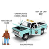 Smokey Bear - 1980 Chevrolet Blazer 1:24 Scale Diecast Vehicle (with Figure)