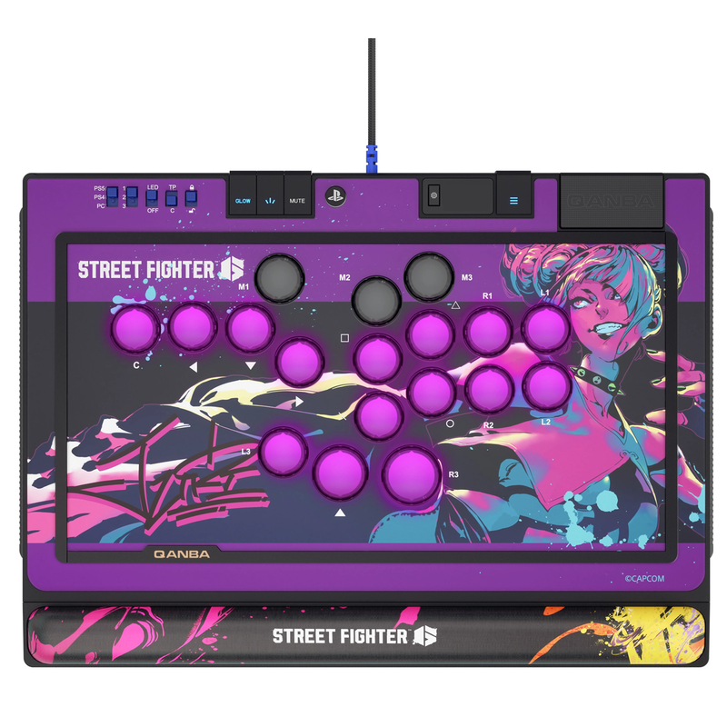Qanba Sapphire Arcade Controller Street Fighter Juri PS5/PS4/PC