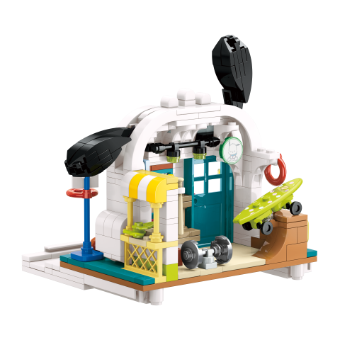 Keeppley: Dynamic Sports Hall Brick Kit