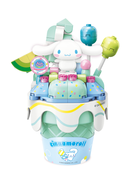 Keeppley: Candy Floss Crispy Cone Brick Kit