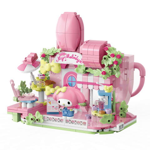 Keeppley: My Melody Floral Café Brick Kit