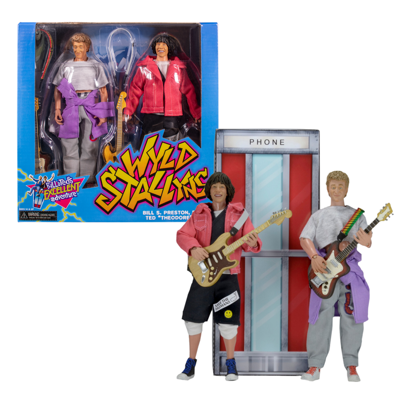 Bill & Ted's Excellent Adventure - Bill & Ted 8 Inch Action Figure 2 Pack