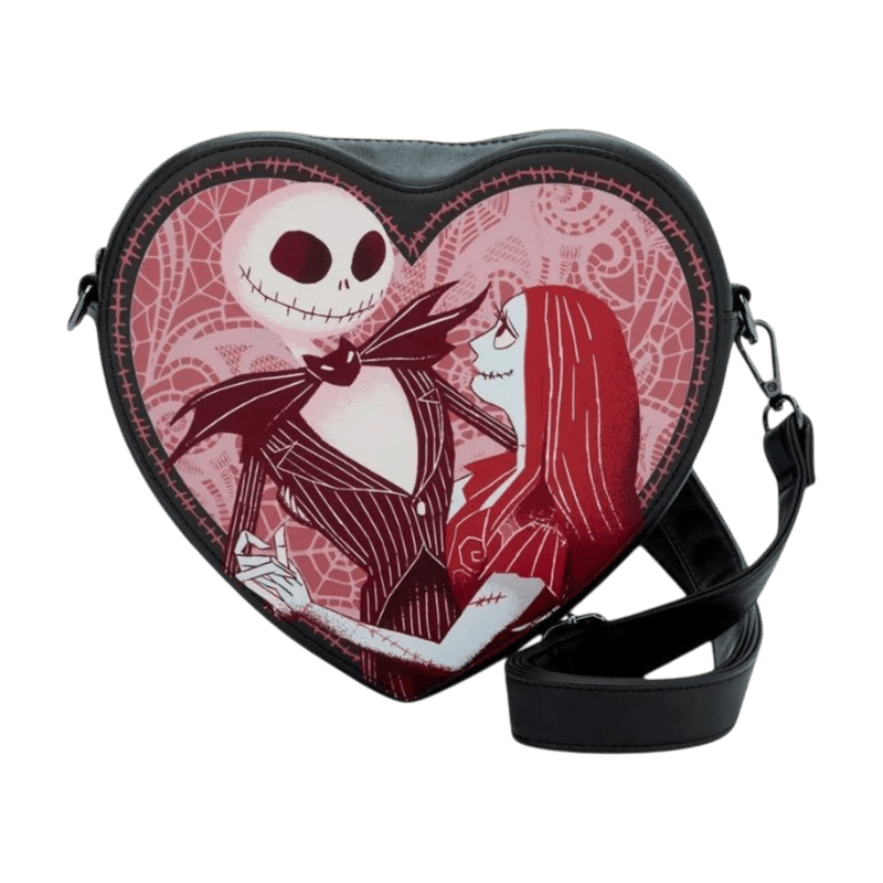 The Nightmare Before Christmas - Jack & Sally Heart (US Exclusive) Figural Crossbody Bag
