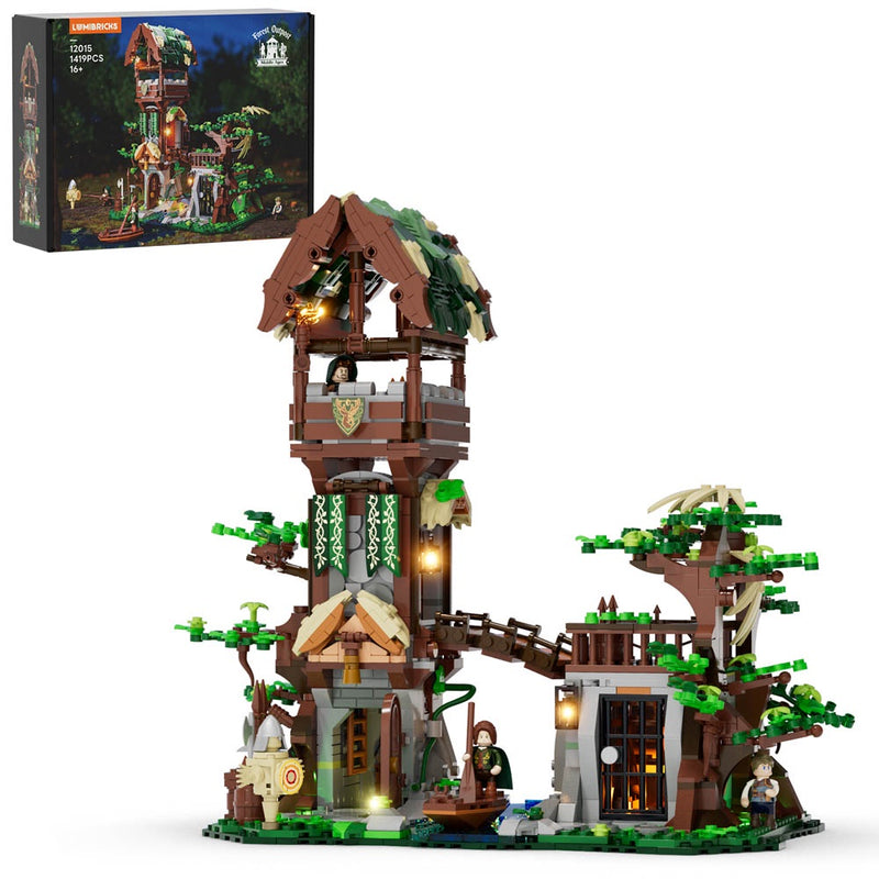 Lumibricks Middle Ages: Forest Outpost Brick Kit
