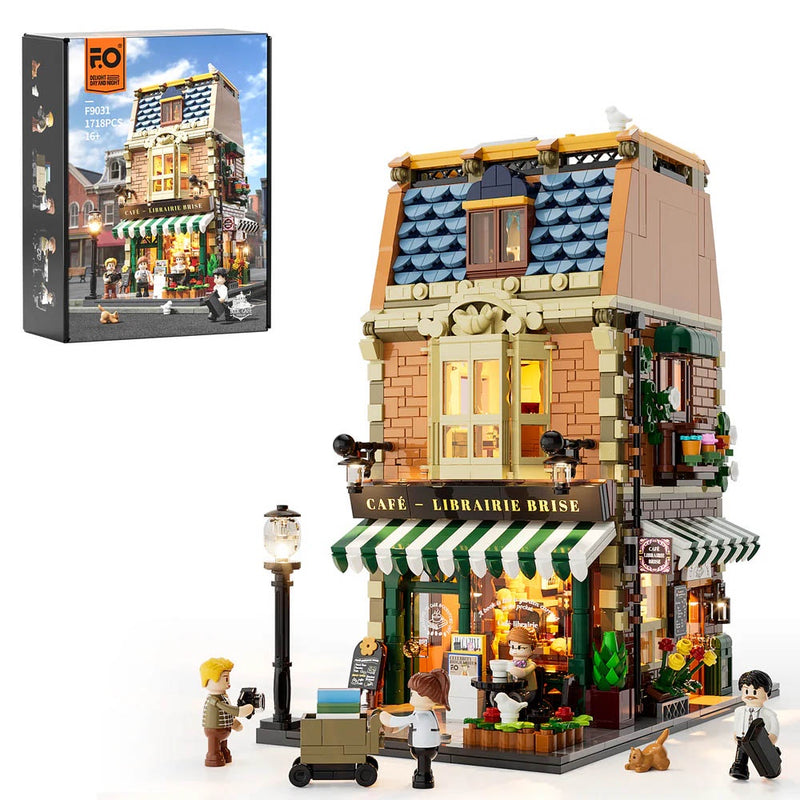 Lumibricks: Town Life - Book-Cafe Brick Kit