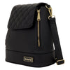 Loungefly - Black Pin Trader Convertible Mini Backpack & Crossbody Bag