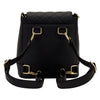 Loungefly - Black Pin Trader Convertible Mini Backpack & Crossbody Bag