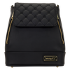 Loungefly - Black Pin Trader Convertible Mini Backpack & Crossbody Bag