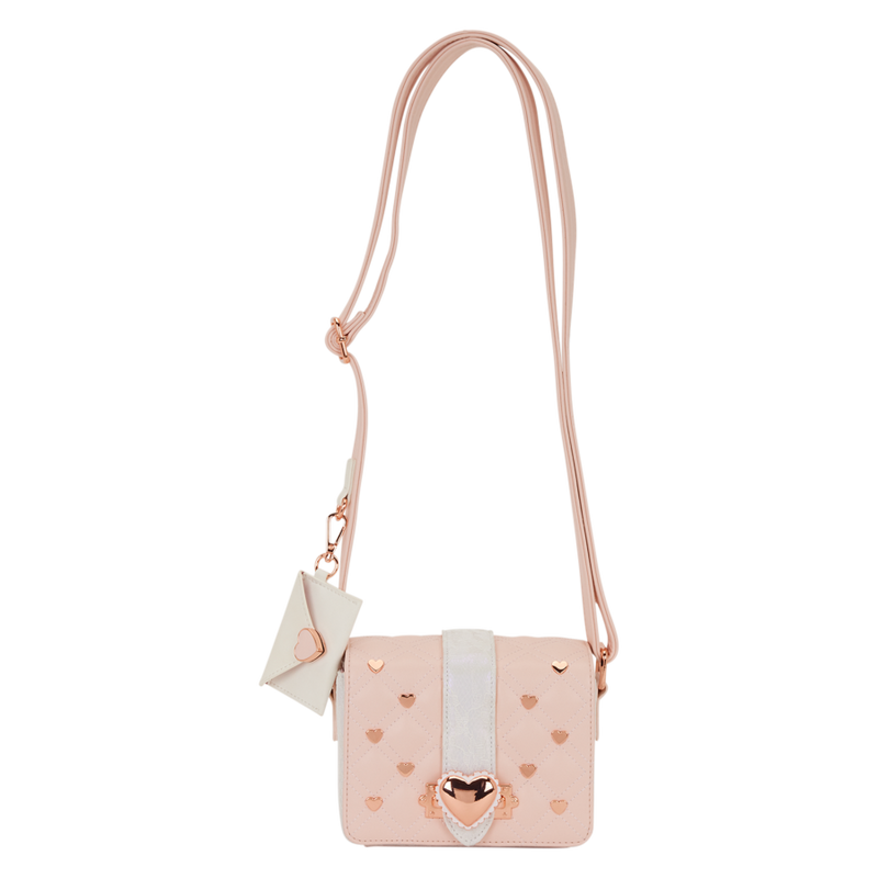 Loungefly - Heart Envelope Crossbody Bag with Bag Charm