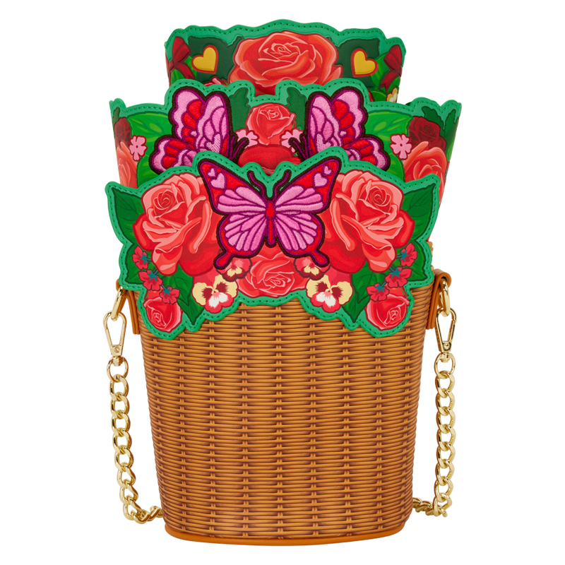 Loungefly - Flower Basket Figural Crossbody Bag