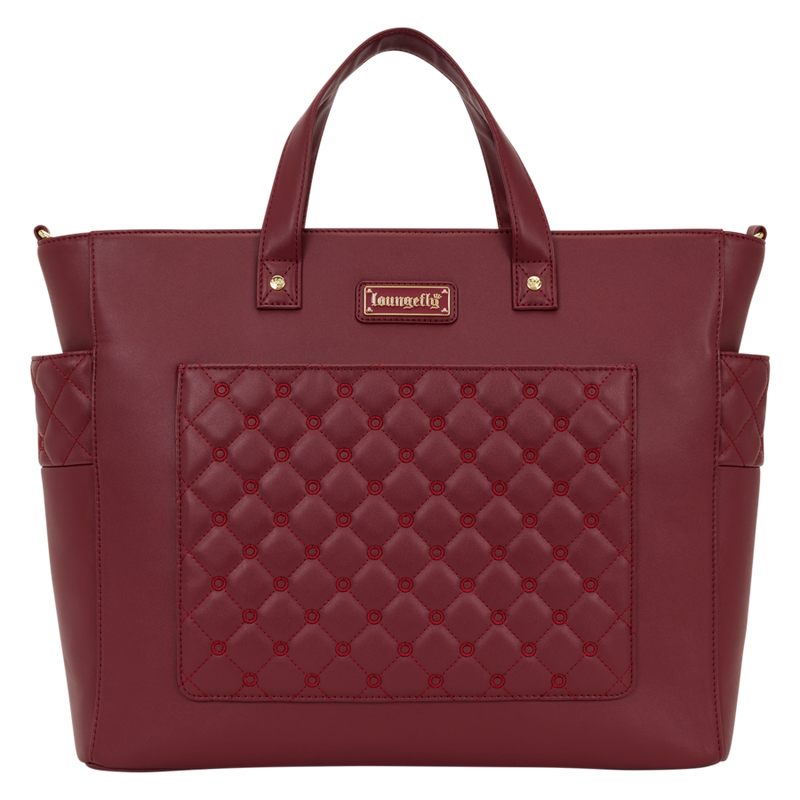 Loungefly - Red Pin Trader Convertible Tote Bag