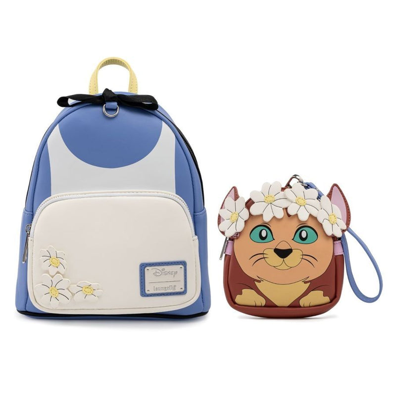 Alice in Wonderland - Dress Mini Backpack & Detachable Mini Wristlet