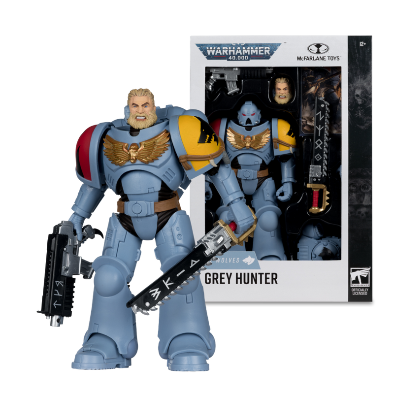 Warhammer 40,000 - Space Wolves Grey Hunter 7 Inch Action Figure