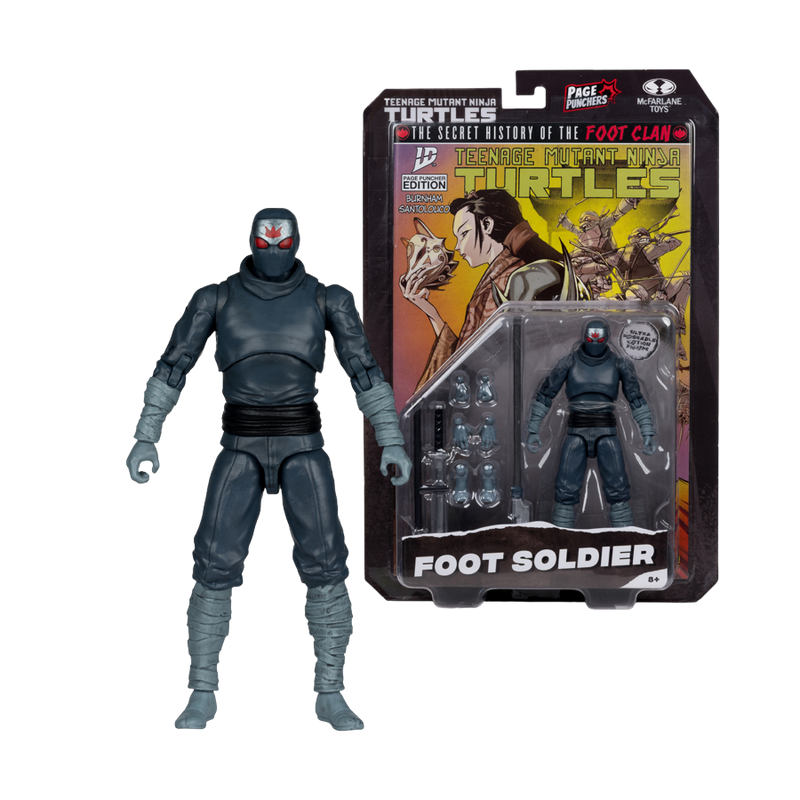 Teenage Mutant Ninja Turtles - Foot Soldier Page Punchers 5 Inch Figure with Comic