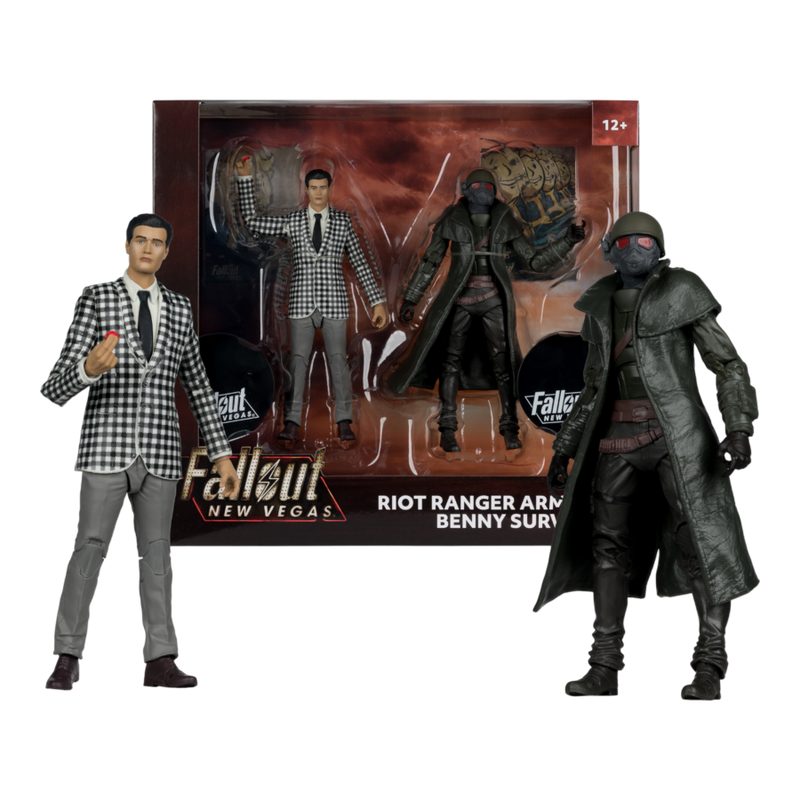 Fallout: New Vegas - Riot Ranger Armor & Benny Survivor 7 Inch Action Figure 2 Pack