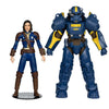 Fallout 4 - T- 60 Vault Tec & Sole Survivor 7 Inch Figure 2 Pack