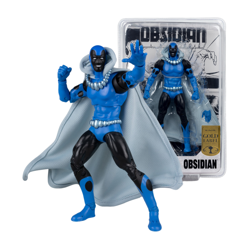 DC Comics -  Obsidian (Infinity Inc #16) Gold Label 7 Inch Action Figure