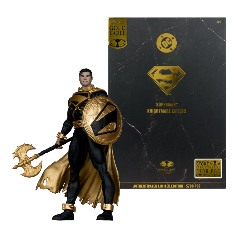 DC Multiverse - Superman Knightmare Editon (Gold Label) 7 Inch Figure