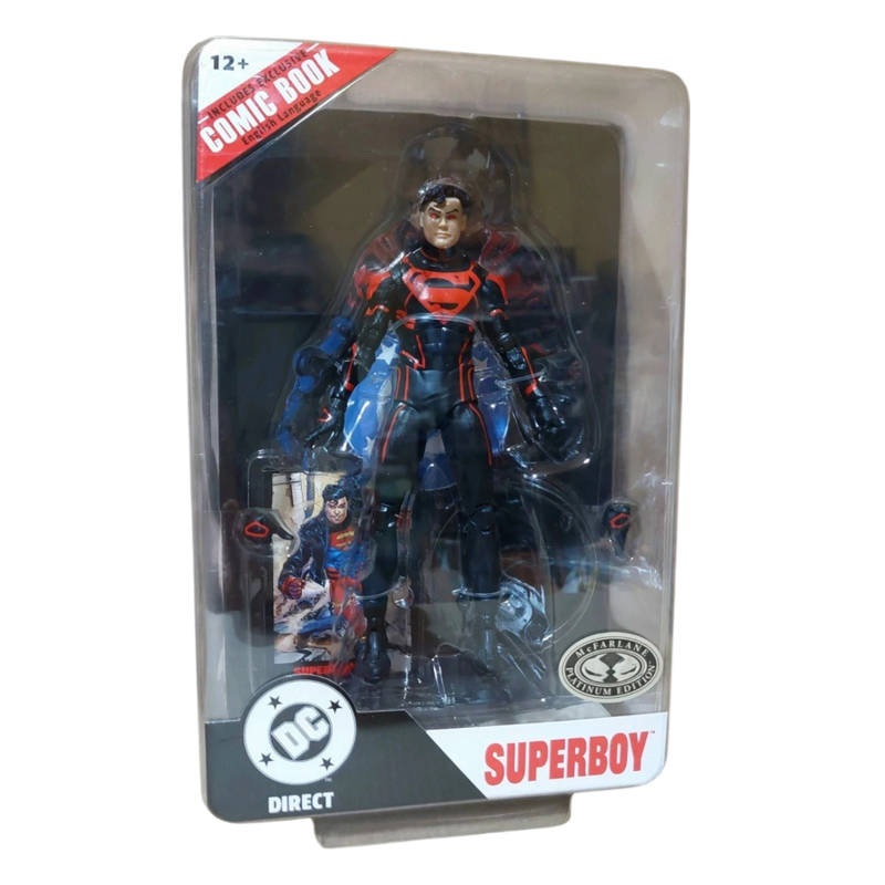DC Comics - Superboy with Comic (Return Of Superman) (Chase Version) 7 Inch Figure