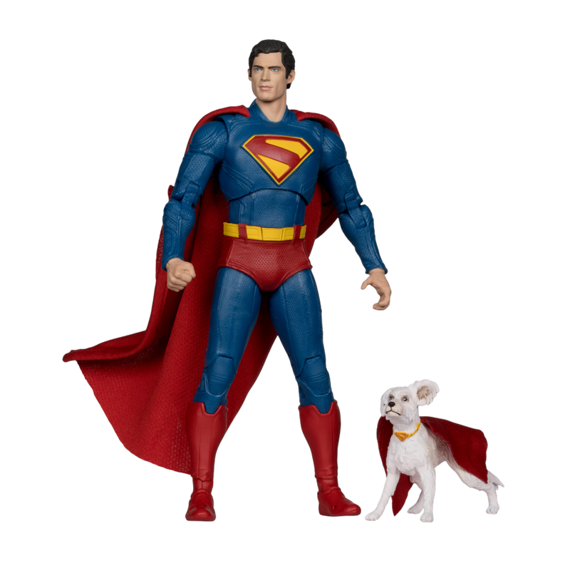 Superman: Legacy (2025) - Superman with Krypto 7 Inch Deluxe Figure