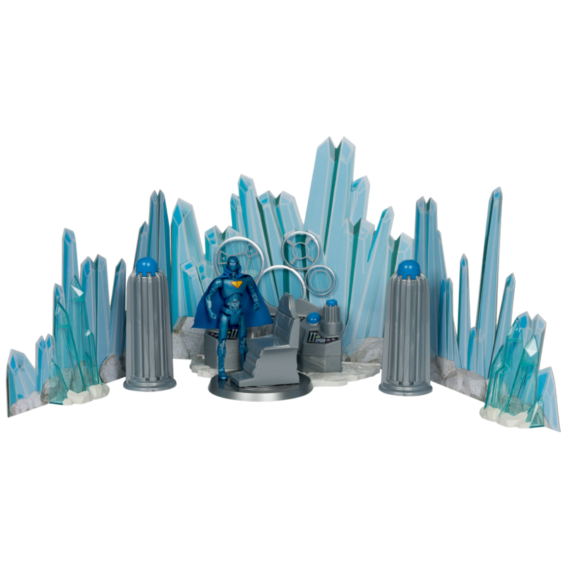 Superman (2025) - Fortress Of Solitude with Superman Robot #4 Figure Gold Label Playset