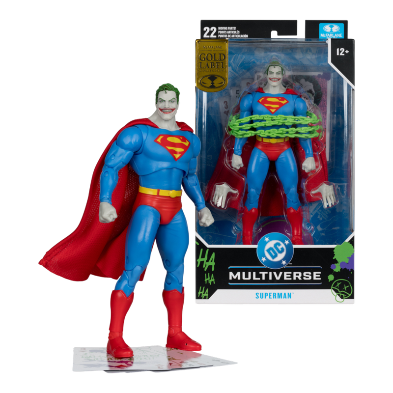 DC Multiverse - Superman Action Comics 1000 Jokerized (Gold Label) 7 Inch Figure