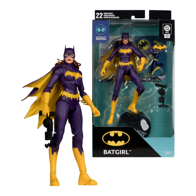DC Comics - Batgirl (Purple Costume) Digital 7 Inch Figure
