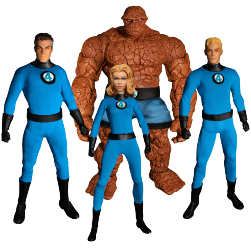 Marvel Comics - Fantastic Four Deluxe Steel One:12 Action Figure Boxed Set