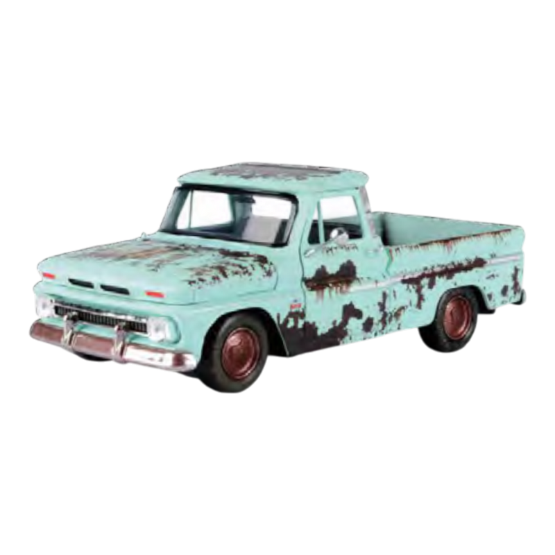 Weathered Treasures - 1:24 1966 Chevy C10 Fleetside Die-Cast Vehicle