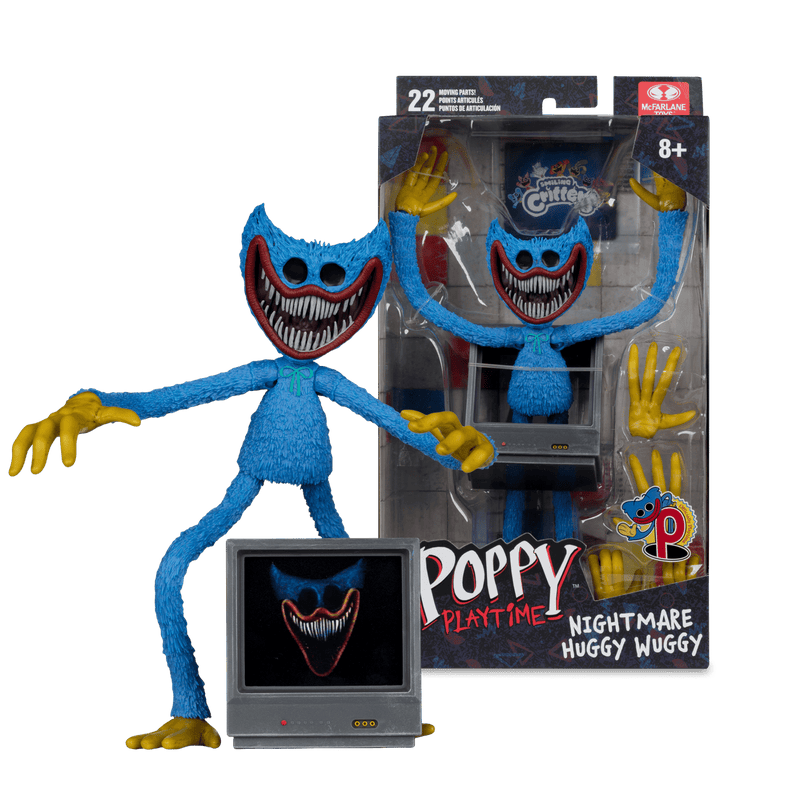 Poppy Playtime - Nightmare Huggy 7 Inch Action Figure