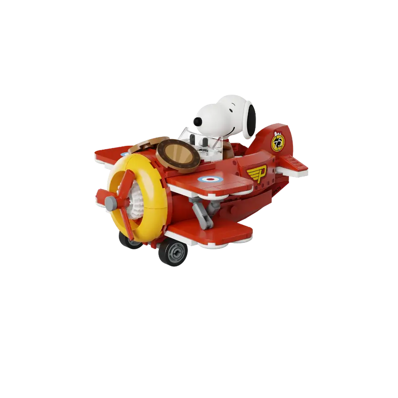 Snoopy Where We Go Series: Biplane Brick Kit