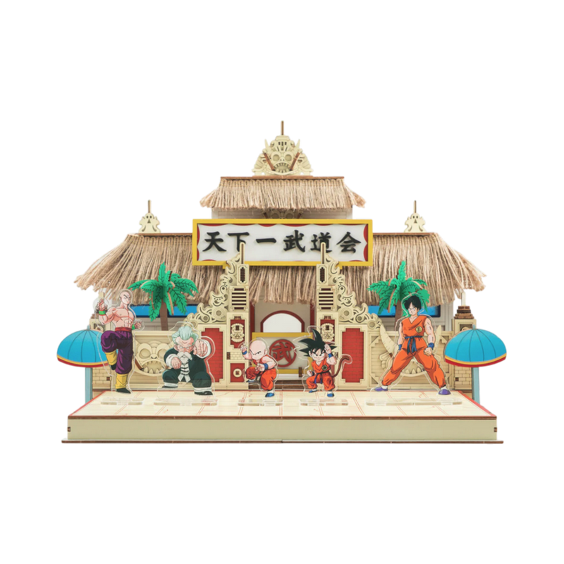 Dragon Ball Z - Tenkaichi Budokai Wood Construction Set with Acrylic Figures (191Pieces)