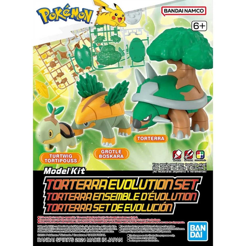 Pokemon - Torterra Evolution Set Model Kit
