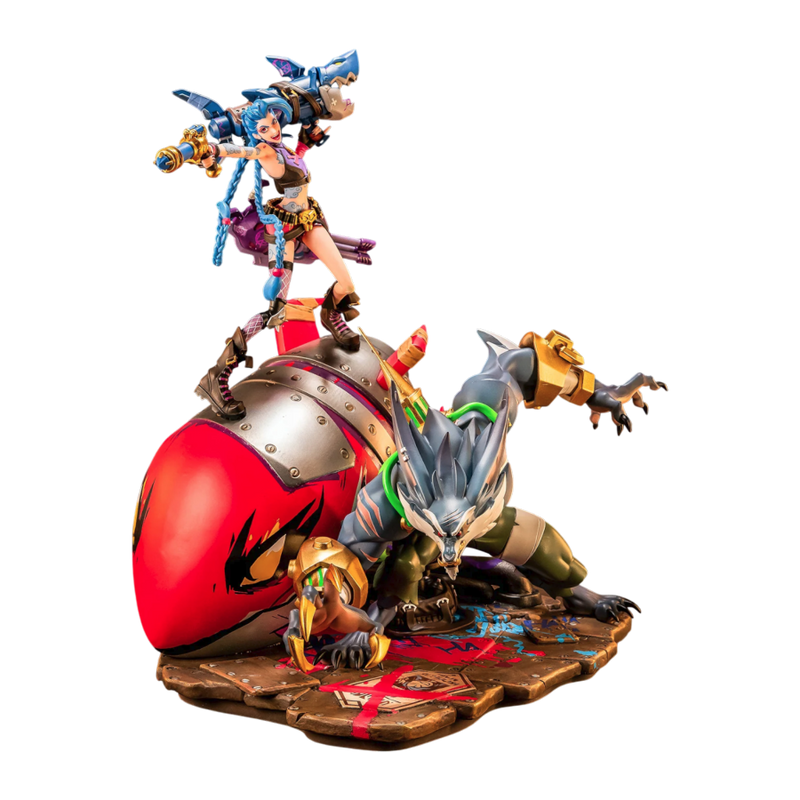 2XKO - Jinx & Warwick 1/10 Scale Diorama