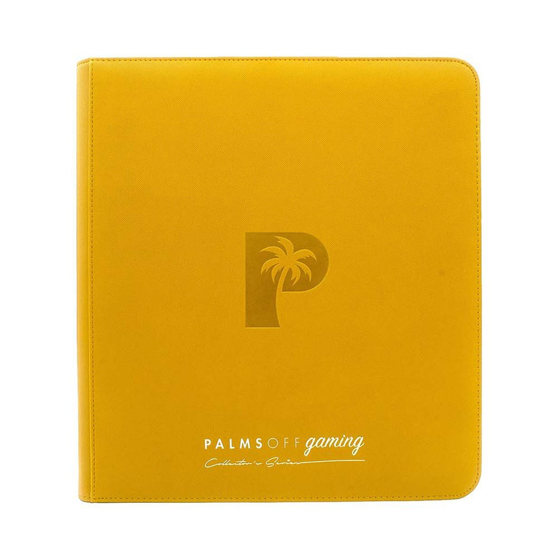 Palms Off: Collector's Series 12 Pocket Zip Trading Card Binder - Yellow