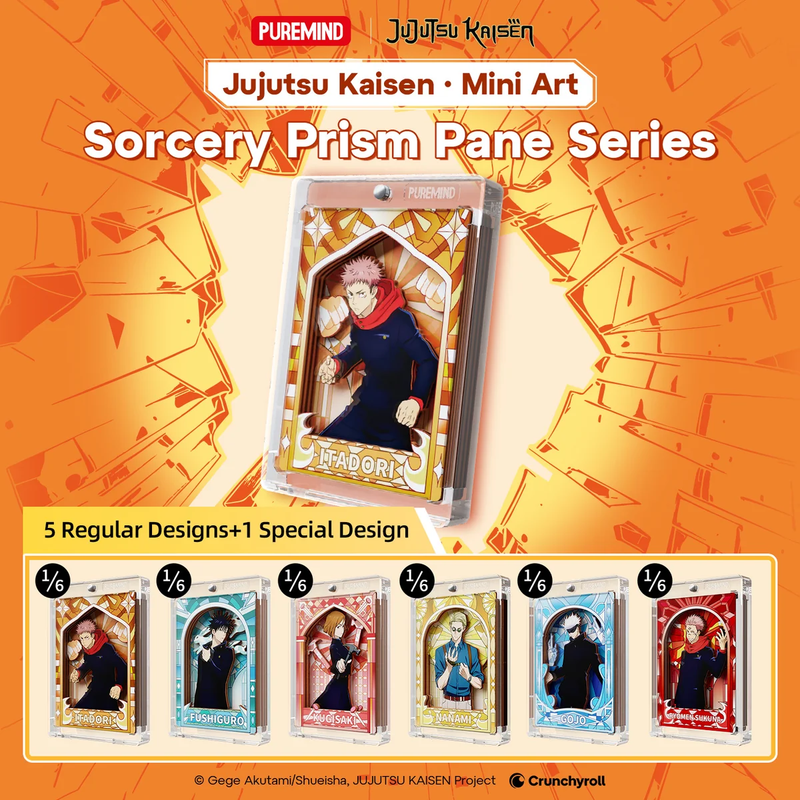Jujutsu Kaisen: Mini Art - Sorcery Prism Pane Series Blind Box (Single)